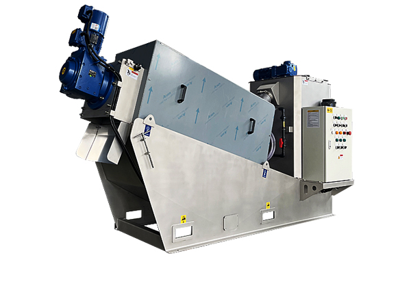 Screw Press Sludge Dewatering 