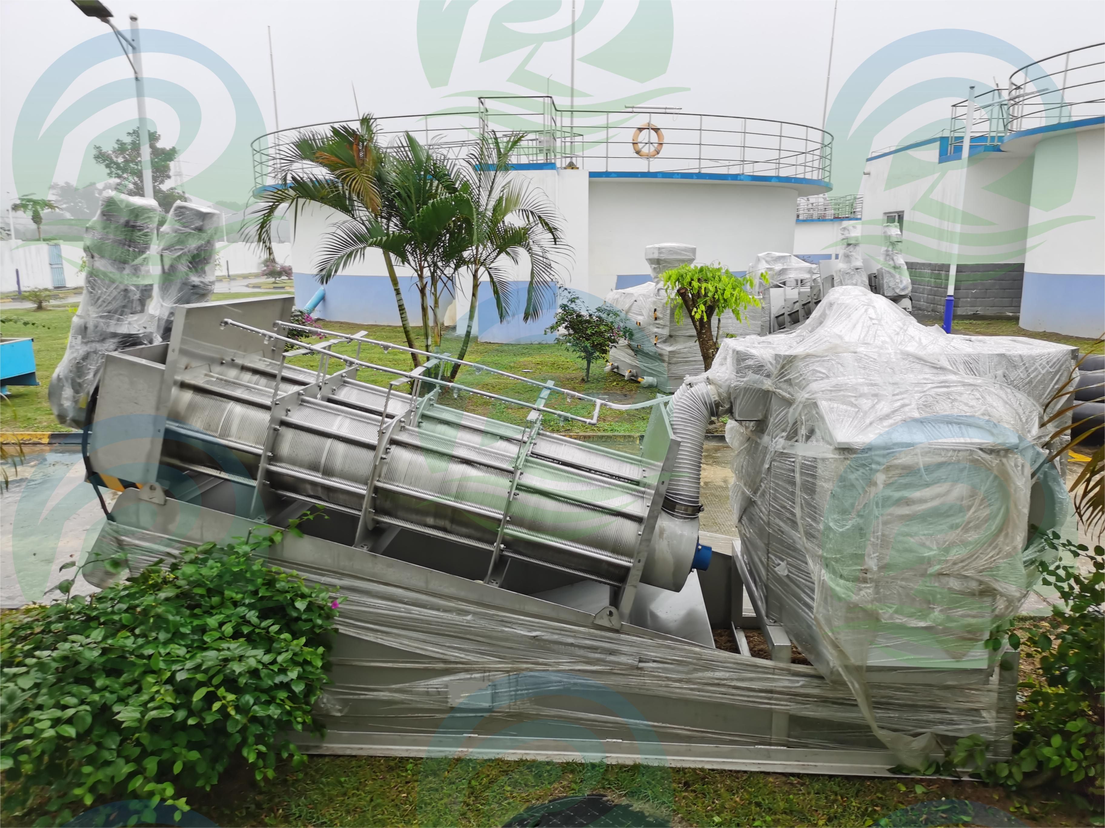 Installation at a Wastewater Plant